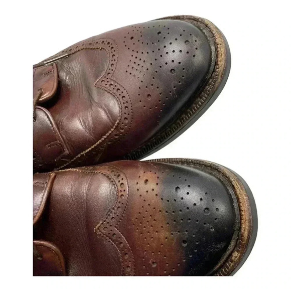 Ralph Lauren Asher Leather Wingtip  size 11.5 - Picture 4 of 7